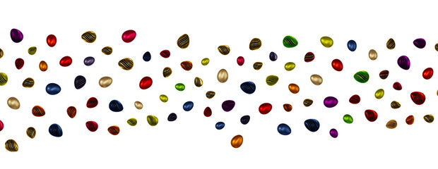 colorful easter eggs