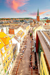 Blick über Aarhus, Dänemark 