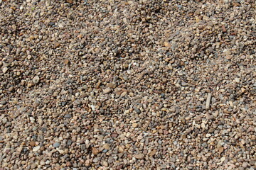 Panorama of Gray gravel floor texture and background seamless