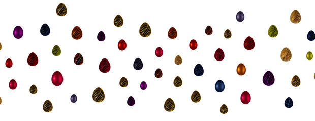 colorful easter eggs