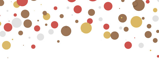 Multicolor confetti abstract background with a lot of falling pieces, isolated on a white background. Festive decorative tinsel element for design
