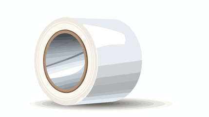 Adhesive sticky blank white tape or scotch roll tem