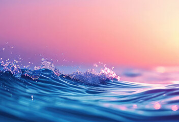 AI generative Beautiful seawater waves up close, seawater waves up close, beautiful seawater waves...