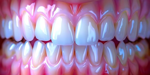 Correcting Tooth Alignment with an Aligner Splint. Concept Orthodontic Treatment, Clear Aligners, Dental Care, Smile Correction, Oral Health
