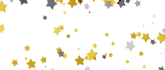 Golden Dreamscapes: Step Into a 3D Rainfall of Gleaming Stars