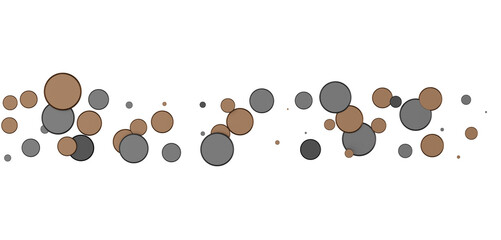  Colorful confetti on white background