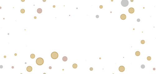 gold  Shower: Dynamic 3D Illustration of Dancing gold Confetti