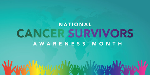 National Cancer prevention month is observed every year in February, to promote access to cancer diagnosis, treatment and healthcare for all. Vector illustration