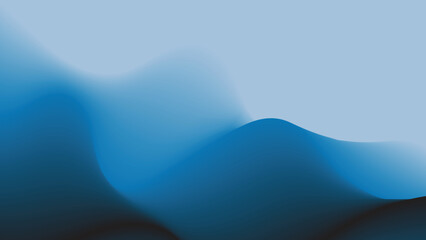 Blue wavy gradient background. blurred background. Background for web cover, presentation, banner, poster.