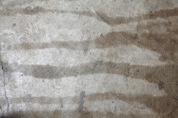 Close up background of watercourse wet cement floor with pattern on the ground floor