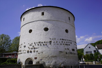
Grinder tower of the city wall of Kelheim.The tower was built in 1476 from the remains of the old...
