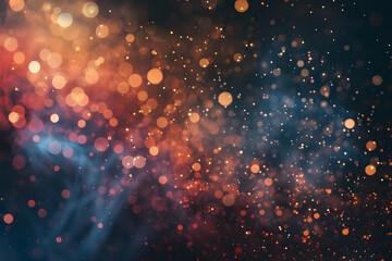 Fototapeta premium Magische Partikel: Abstrakter Hintergrund mit leuchtenden Partikeleffekten