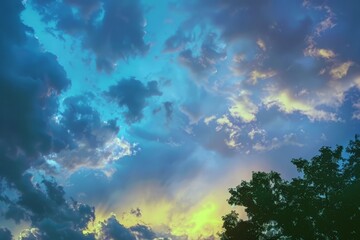 Sunset painting the sky with hues of orange, pink, and purple, signaling the end of summer day