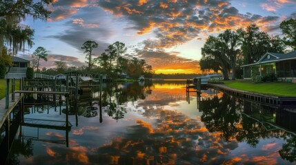 Sunset painting the sky with hues of orange, pink, and purple, signaling the end of summer day