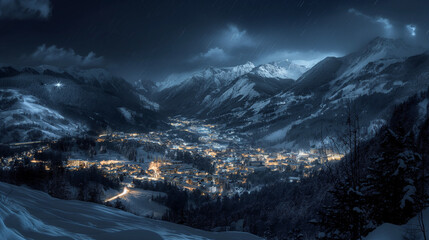 Die Alpen bei Nacht - The Alps at night