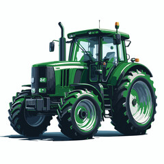 farmer tractor Art vector design  