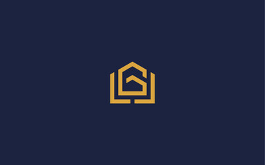 letter lg with house logo icon design vector design template inspiration