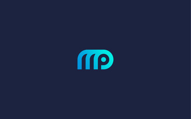 letter mp logo icon design vector design template inspiration