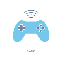 gaming concept line icon. Simple element illustration. gaming concept outline symbol design.