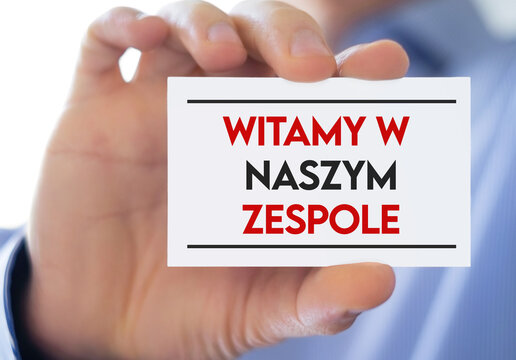 Witamy w naszym zespole