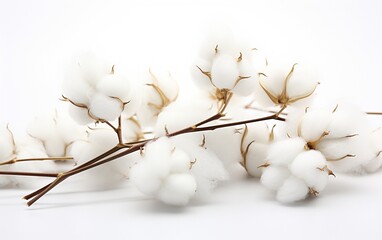 Cotton Spikelets on a See-Through Surface