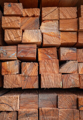 Cross-section of wood material that has been cut and ready to use. Attractive wood textures and patterns for backgrounds and design elements.