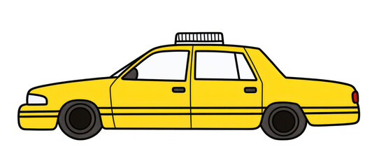 PNG New york taxi car vehicle cartoon.