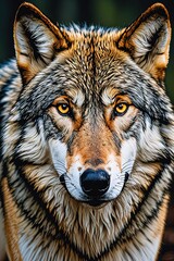 Fototapeta premium AI ritratto del lupo 02