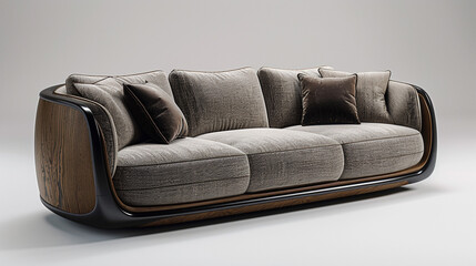 Comfortable sophistication, defined by the understated luxury of a sofa.
