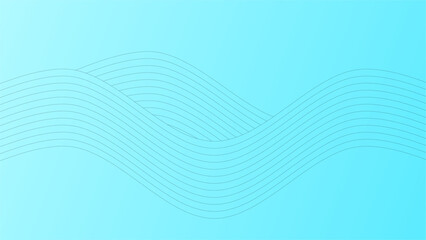 ABSTRACT COLORFUL WAVY LINES PATTERN GRADIENT BLUE COLOR BACKGROUND VECTOR. GOOD FOR POSTER, WALLPAPER, COVER, FRAME, FLYER, SOCIAL MEDIA, GREETING CARD