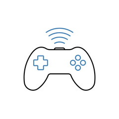 gaming concept line icon. Simple element illustration. gaming concept outline symbol design.