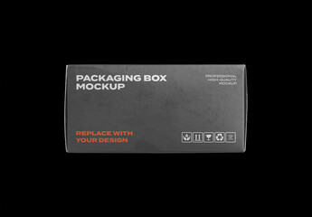 Box Pack Package Identity Branding Texture Paper Cardboard Delivery Post Mockup Template Mail Packaging