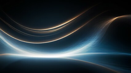 3d abstract background wallpaper with waving lines of lights in a unique design. Represent modern technologies