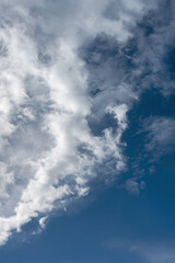 Sturm in den Wolken über Marbach