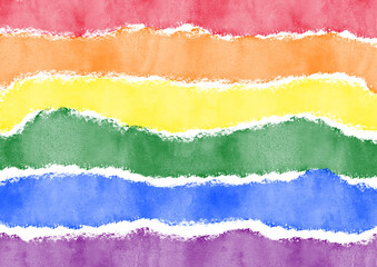 pride month festival rainbow gradient watercolor particles background