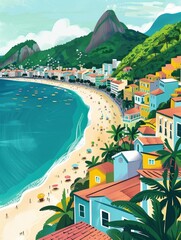 Charming Rio de Janeiro Showcasing the Vibrant Cityscape