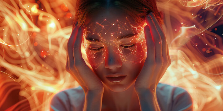 
Menopause: The Hot Flashes and Mood Swings of Hormonal Changes - Picture a scene where a woman experiences sudden feelings of heat and mood swings due to hormonal changes during menopause
