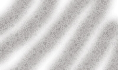 silver background In a wave form with a pattern