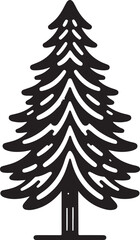 Obraz premium Pine Tree Icon
