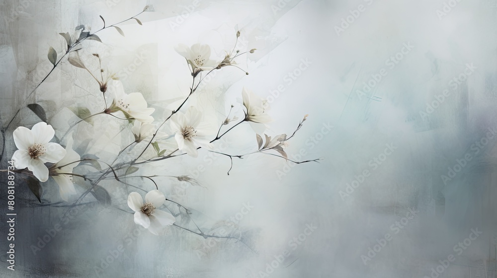 Poster Subtle texture background with delicate lines and strokes