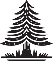 Obraz premium Pine Tree Icon