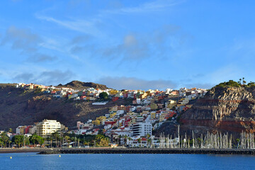 Naklejka premium La Gomera, Canary Islands - march 15 2024 : San Sebastian de la Gomera