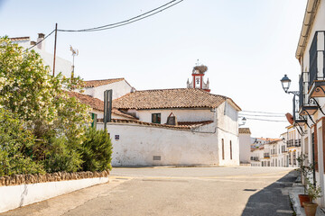 a street in Canaveral de Leon, province of Huelva, Andalusia, Spain