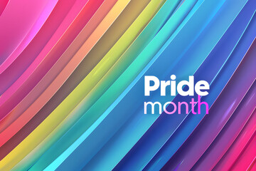 LGBTQ colorful background. Happy pride month.