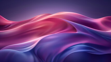 Fototapeta premium Purple and Pink Wavy Lines Background
