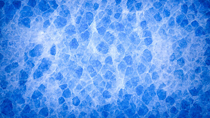Abstract blue ice texture. Ice background. Winter