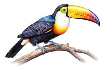 Fototapeta premium PNG Toucan animal bird beak.