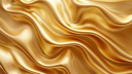 Silk, gold background with empty space