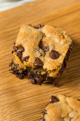 Baked Homemade Cookie Brownie Brookies