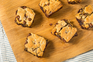 Baked Homemade Cookie Brownie Brookies